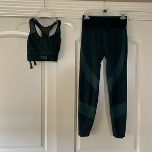Pink Victoria Secret Bra and Leggings Set